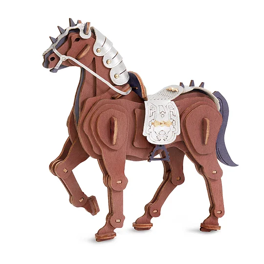 Rowood Warrior-Horse & Warrior-ELephant 3D Wooden Puzzle TWA01& TWA02 | Robotime Australia