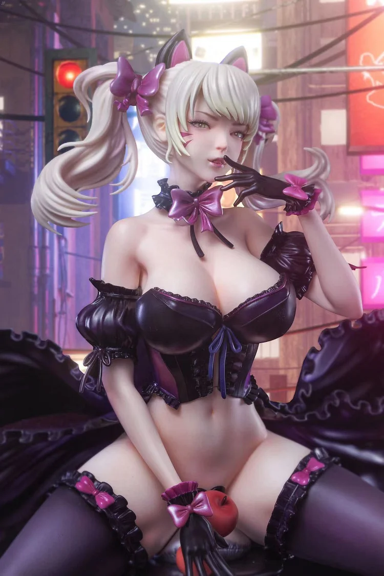 Pre-Order 1/4 Scale Black Cat Girl D.Va - Overwatch Resin Statue/GK - SunBird Studio