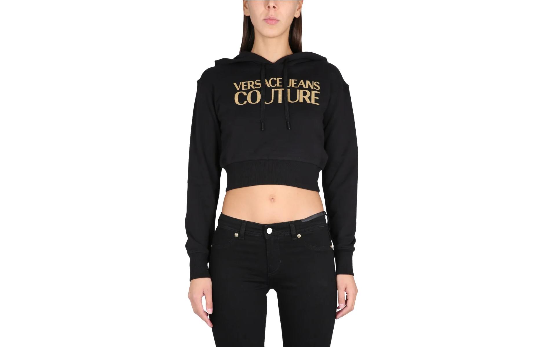 VERSACE JEANS COUTURE Sweatshirts Women's Black