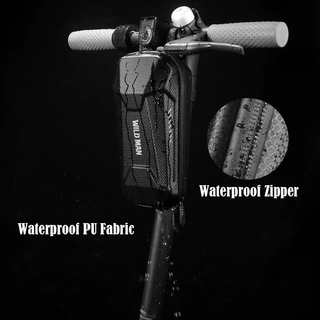 Wild Man Scooter Storage Bag, Scooter Handlebar Bag Compatible with Multiple Models