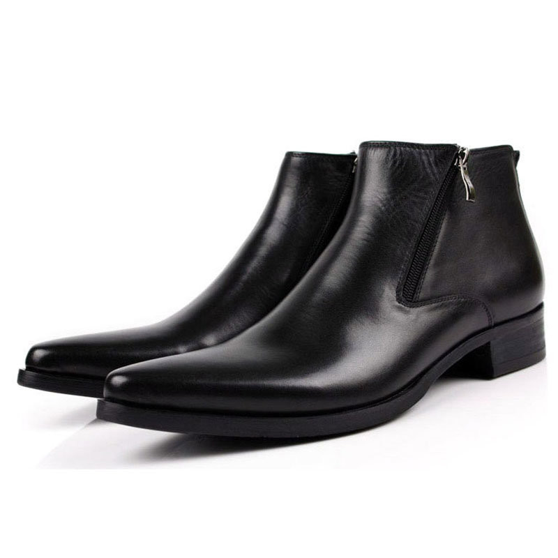 Pointed Toe Mens Dress Boots Sale | Black Pointed Toe Mens Boots | Men ...