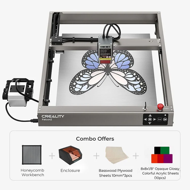 Introducing the Creality Falcon 2 Laser Cutter and Engraver 22W