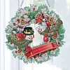 Diamond Painting Christmas Wreath Pendant