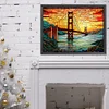 Diamond Painting-DIY Full Round Drill River-Crossing Bridge