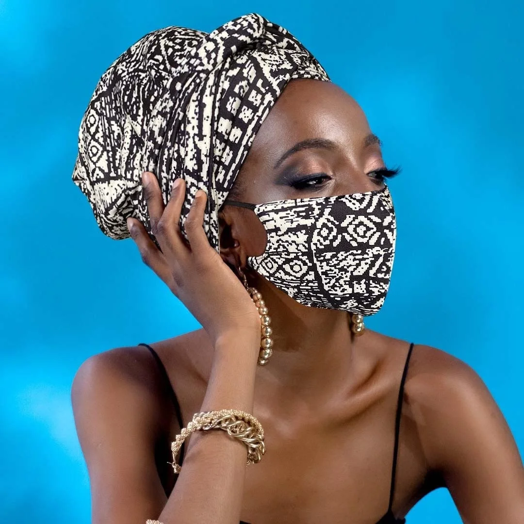 Face cover with Satin Lining- K6015