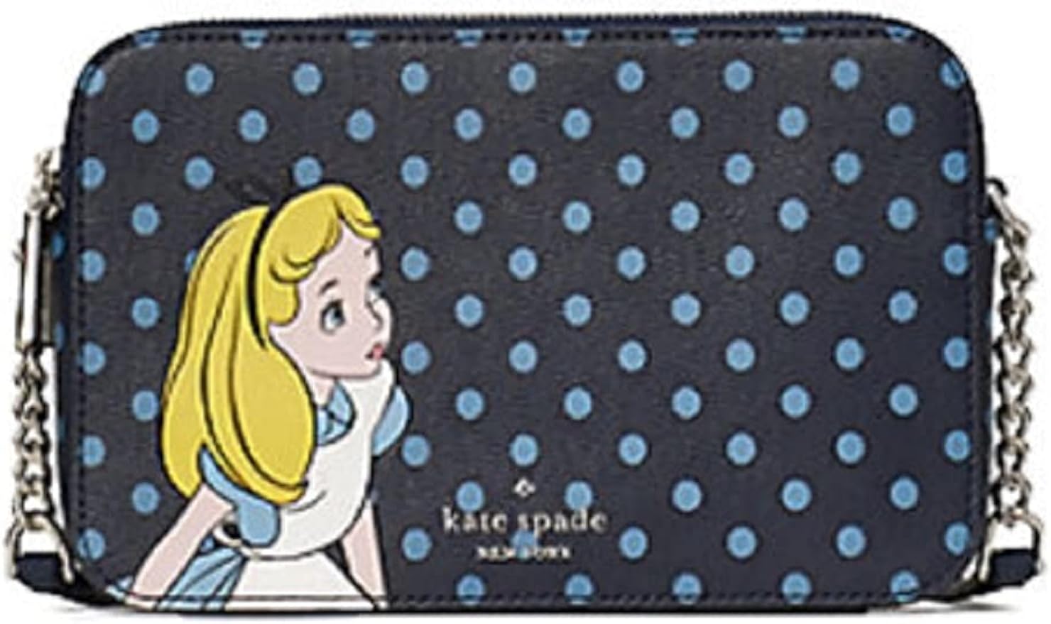 Kate Spade New York Alice in Wonderland Small Polka dot Crossbody Bag
