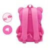 Baby Girls 3D Cartoon Pink Bear School Bags