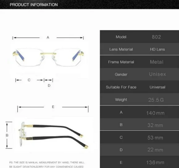 2023 New Sapphire high hardness anti-blue progressive Far And Near Dual-Use Reading Glasses
