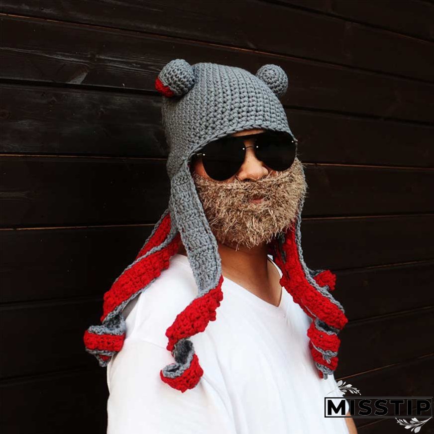 Octopus Head Knit Beanie