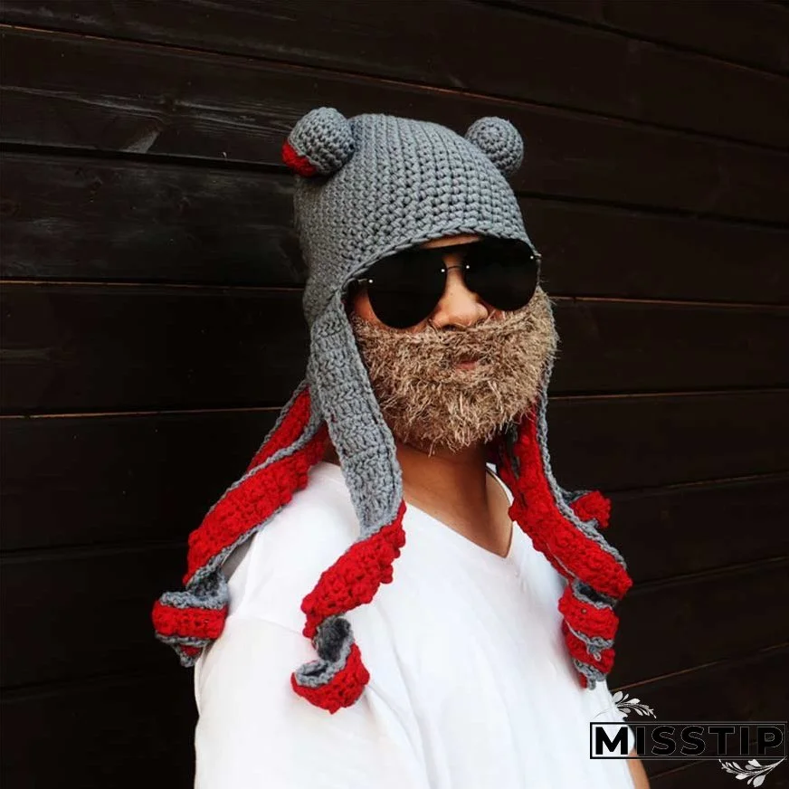 Octopus Head Knit Beanie