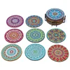 8pcs Diamond Painting Coasters with Holder for Beginner Adults Kids
