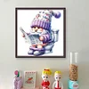 (Counted/Stamped)Goblin Goes To Toilet-18CT Cross Stitch 25*25cm/9.84*9.84in