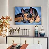 Diamond Painting -DIY Full Square Drill Lying Dog