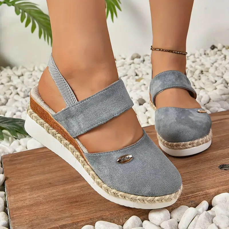 Women's Casual Breathable Slip On Orthopaedic Platform Sandals
