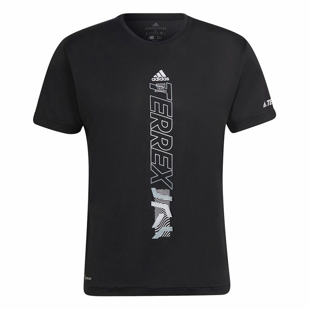 Men&rsquo;s Short Sleeve T-Shirt Adidas Agravic Black