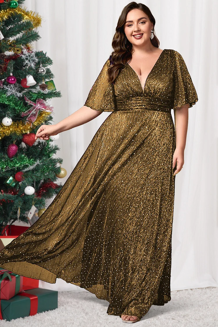 Plus size christmas maxi dresses best sale