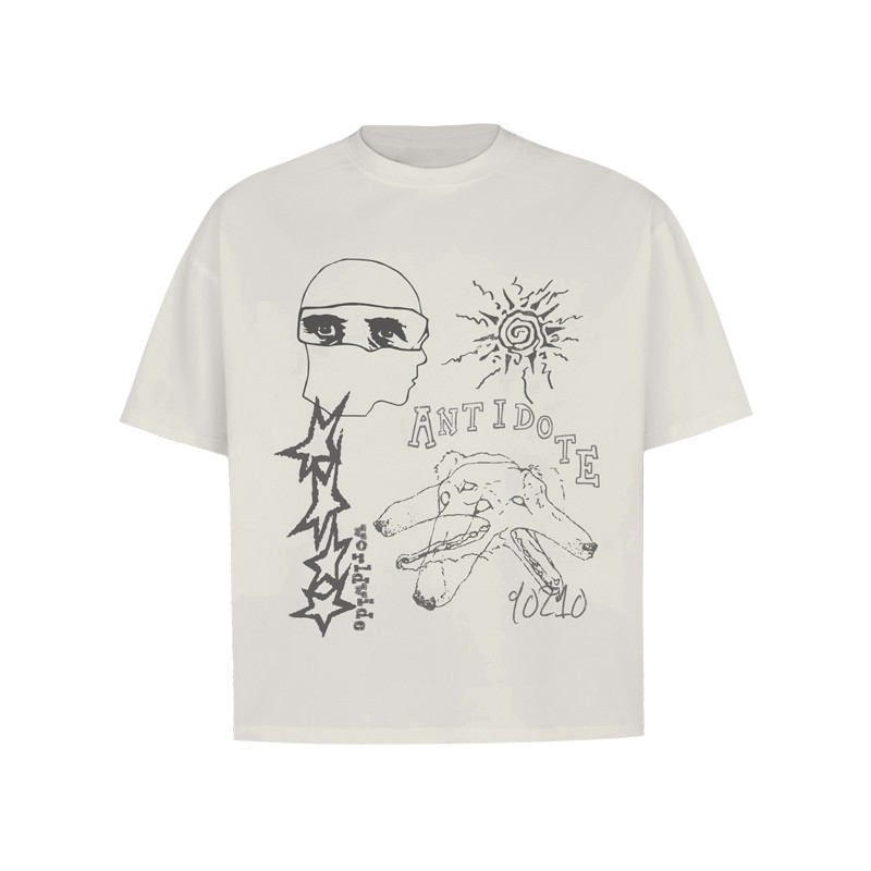 Antidote Worldwide T Shirt Unisex Light Apricot