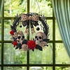 Diamond Painting Acrylic Halloween Pumpkin Wreath Hanging Pendant Kit for Decoration