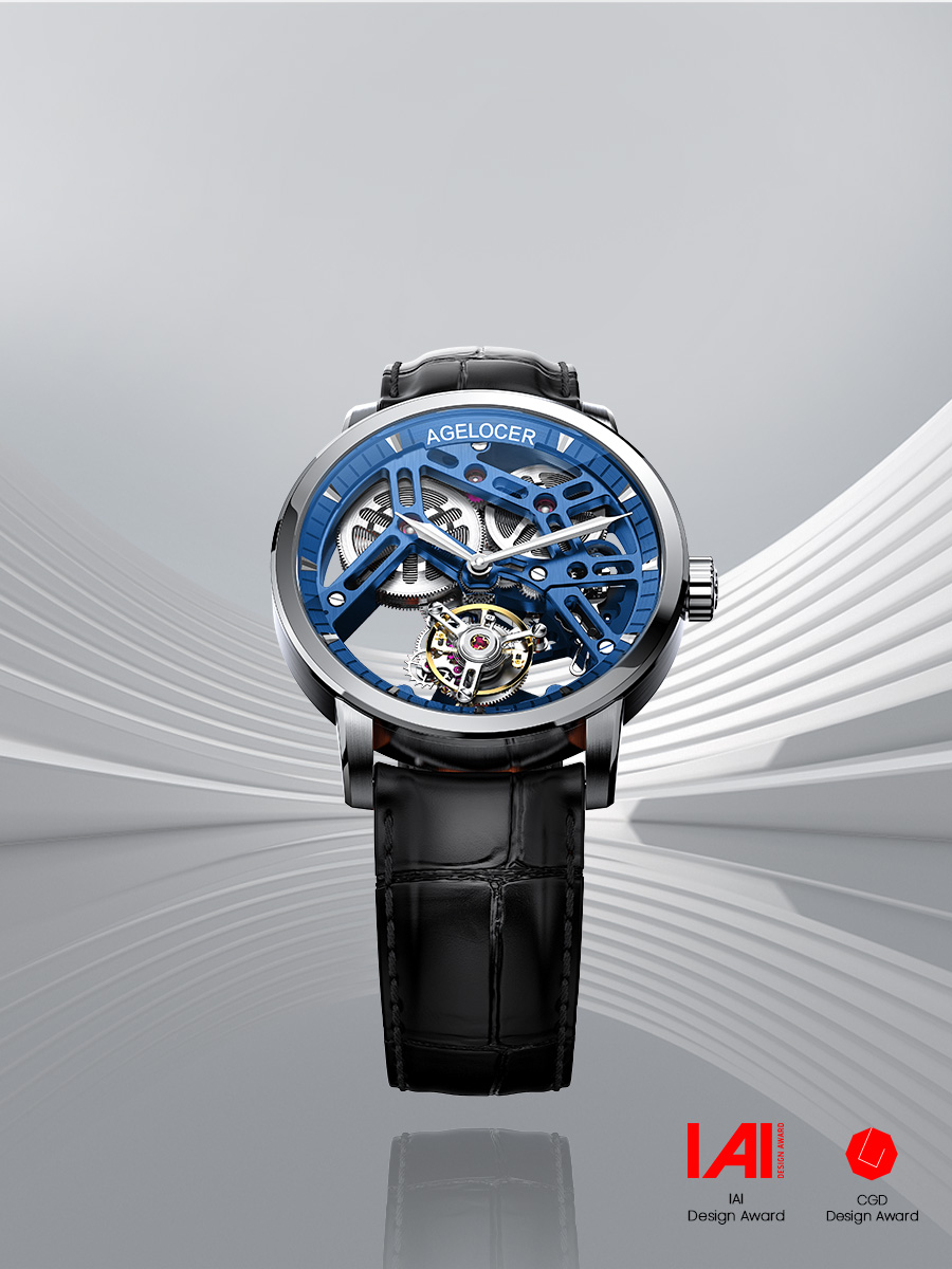 Full transparent sapphire flying tourbillon（Mobile 1）