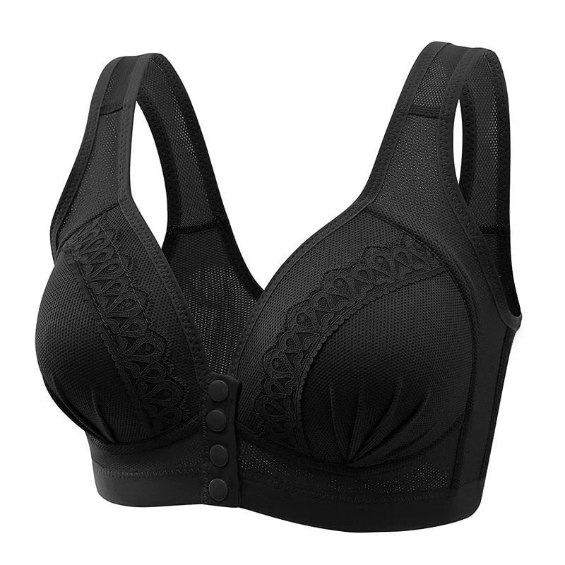 Buy 1 Get 2 Free-2023 Breathable Cotton Bra With Front Button