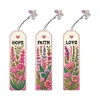 3Pcs Diamond Painting Flower Bookmark Making Kit for Book Lovers