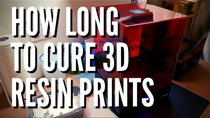 how long to cure resin prints