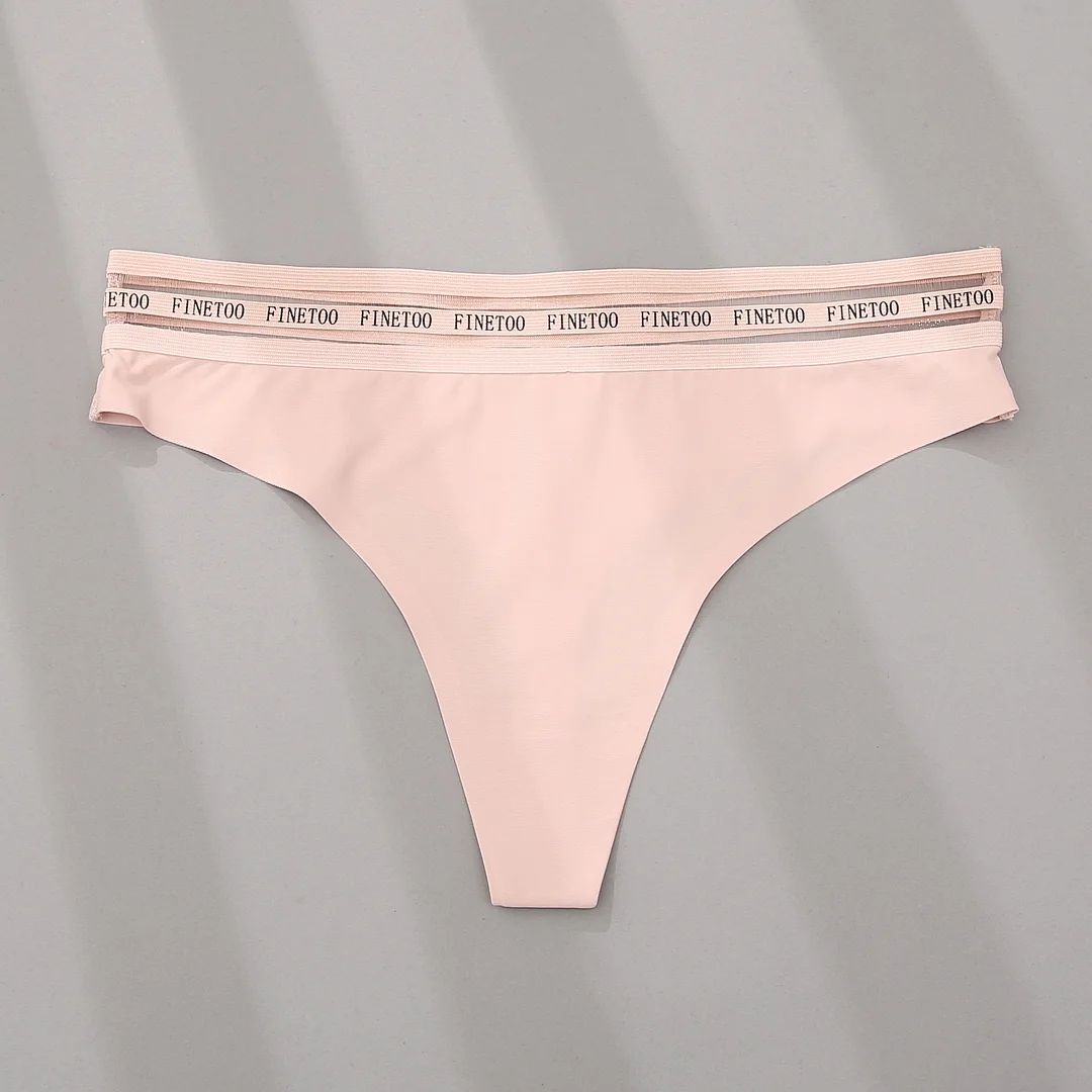 M-XL Seamless Panties Sexy G-String Thong Women's Underwear Low-Waist Female Lingerie Solid Color Pantys Soft Intimates Lingerie