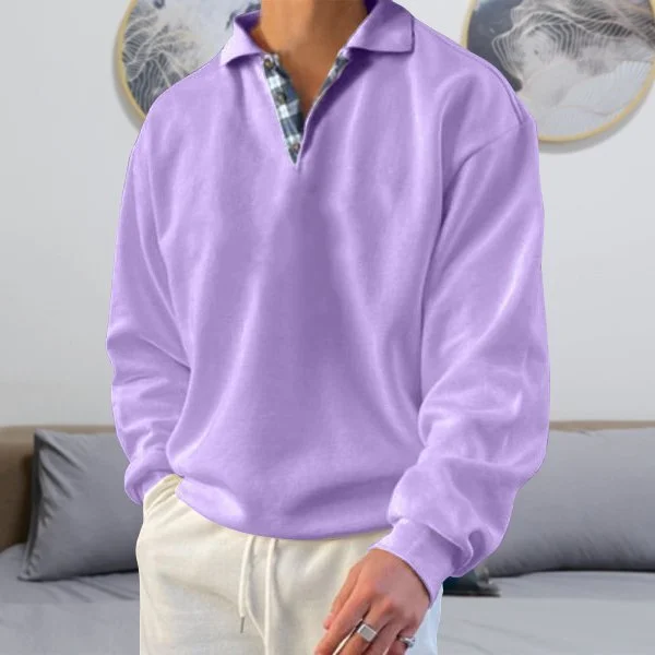 Gentleman Ocean Casual Cashmere Basic Sweater