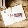 3Pcs Diamond Painting Blessing Flowers Bookmark for Book Lovers