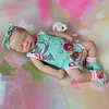 Handmade Baby Doll Girl Mae 20'' Realistic Soft Silicone Vinyl Reborn Asleep Baby Doll Set, Gift for Kids - RBBI-Myrebornbabydoll&reg; Myrebornbabydoll&reg;