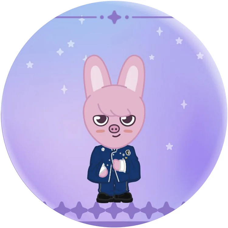 Stray Kids 4th Fanmeeting Skz’s Magic School Anime Badge