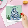 8Pcs Diamond Painting Christmas Tree Greeting Cards Christmas Cards