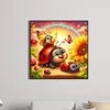 Diamond Painting-DIY Full Round Drill Flower Ladybird