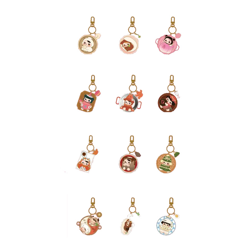 POP MART PUCKY Elf Gourmet Restaurant Series Mystery Box Pendant Single Mystery Box/Full Box 12 Pcs