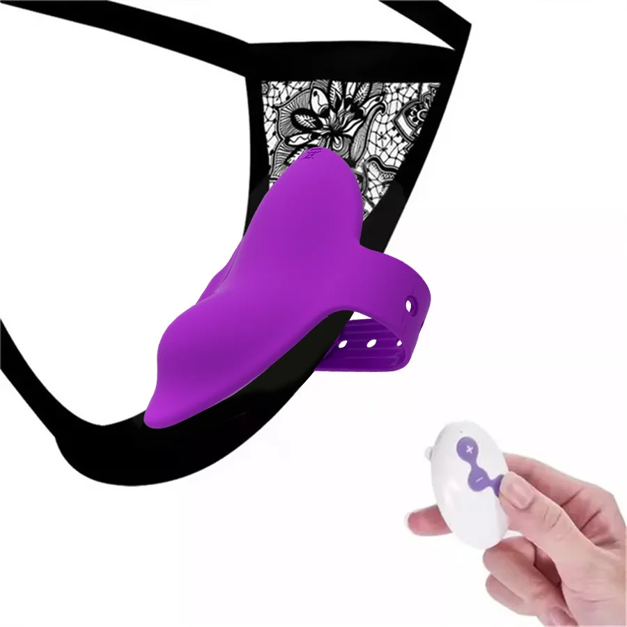 Discreet Panty Vibrator with Textured Nub for Clitoral Stimulation and Remote Control