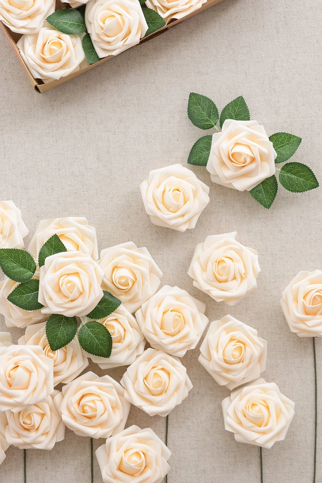 3" Foam Rose with Stem - 56 Colors