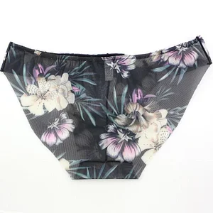 Men's silk sexy printed panties