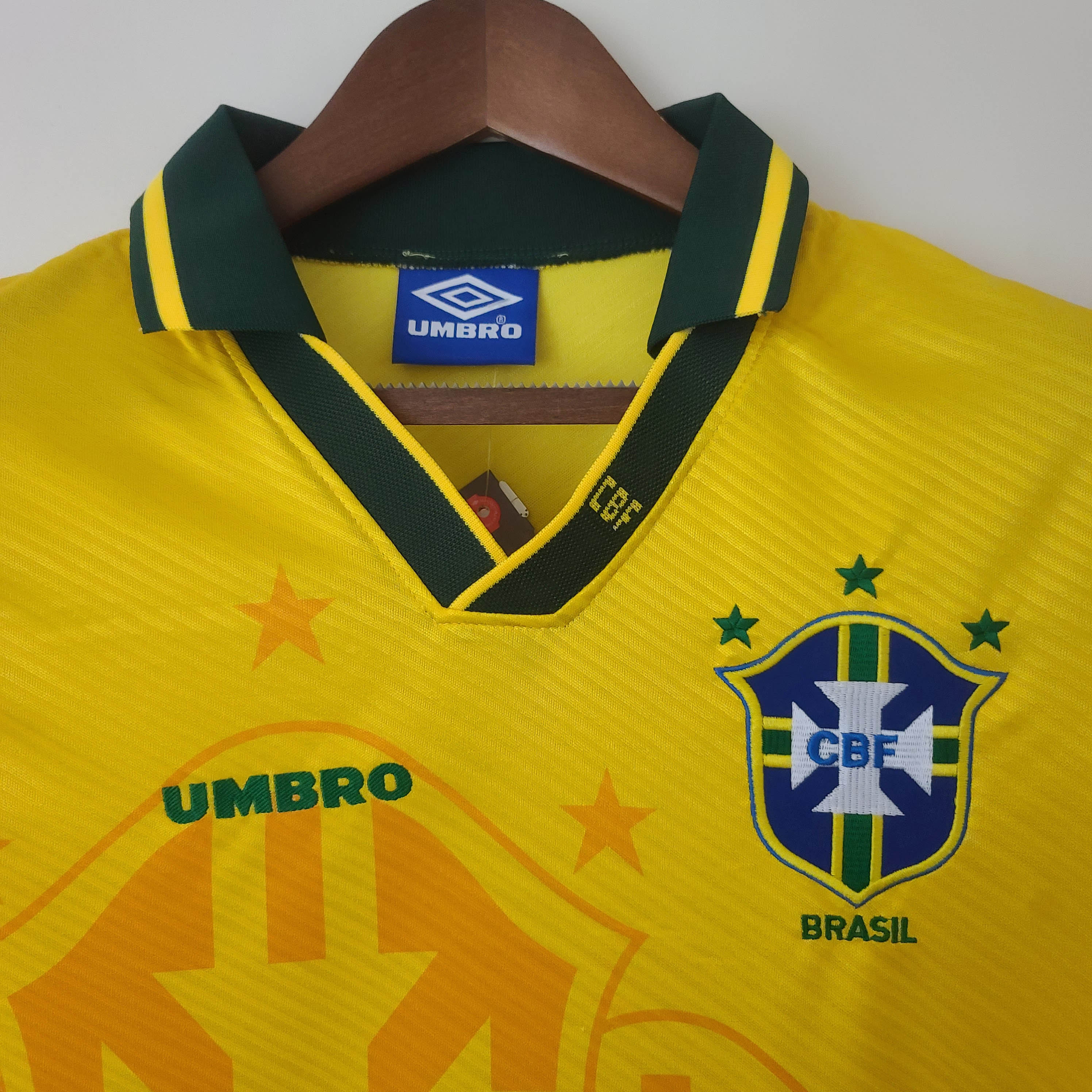 复制1998 Retro Brazil Soccer Jersey Home