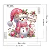 Diamond Painting-DIY Crystal Rhinestone Xmas Snowman