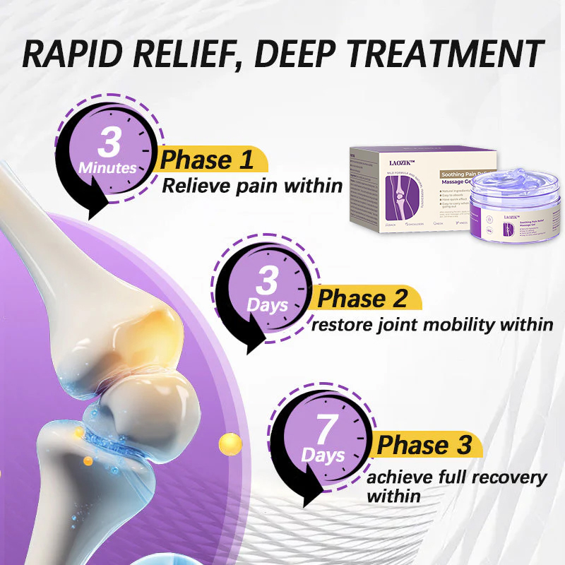 LAOZIK™ Turmeric & Emu Oil Arthritis Soothing Pain Relief Massage Gel Australian Osteopathic Association (AOA) Approved