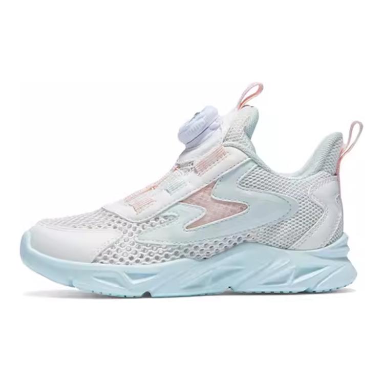 361°KIDS Anti-Slip Wear-Resistant Low-Top Kids' Running Shoes Green/White/Pink Kids'