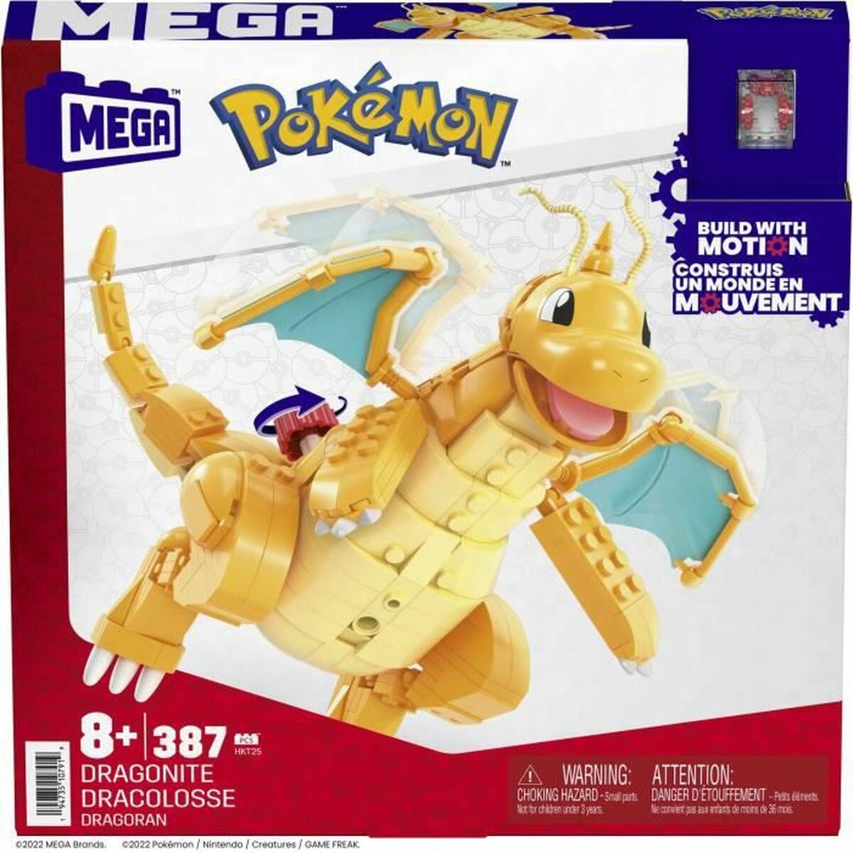 Construction set Mega Construx Mega Pok&eacute;mon Dragon 387 Pieces