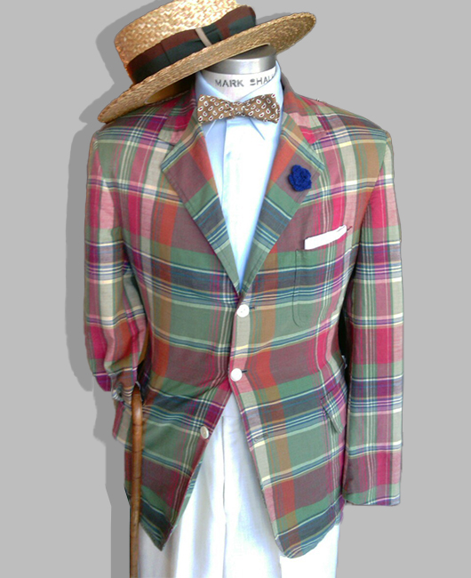 Business Colorblock Plaid Notch Lapel Single Breasted Blazer