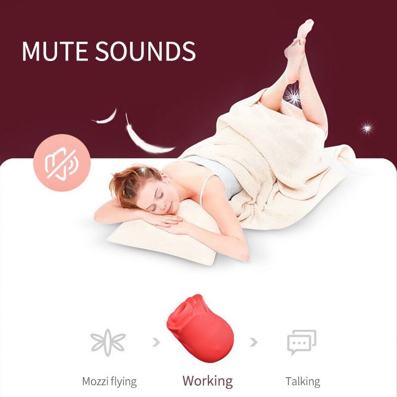 the rose toy · portable rose vibrator with tongue