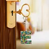 1Pc DIY Diamond Painting Lettter Keychain