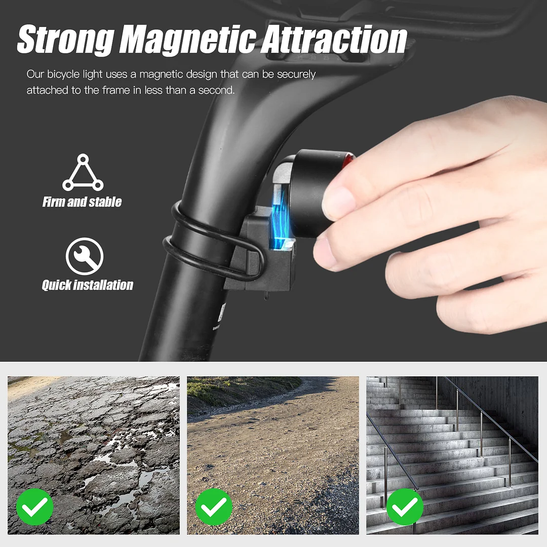 LOOP-100 Gaciron Smart Brake Bike Tail light 