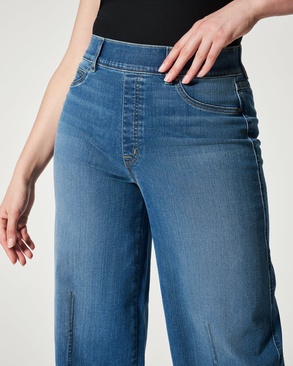 Seamed Front Wide Leg Jeans (BUY 1 PCS FREE SHIP)
