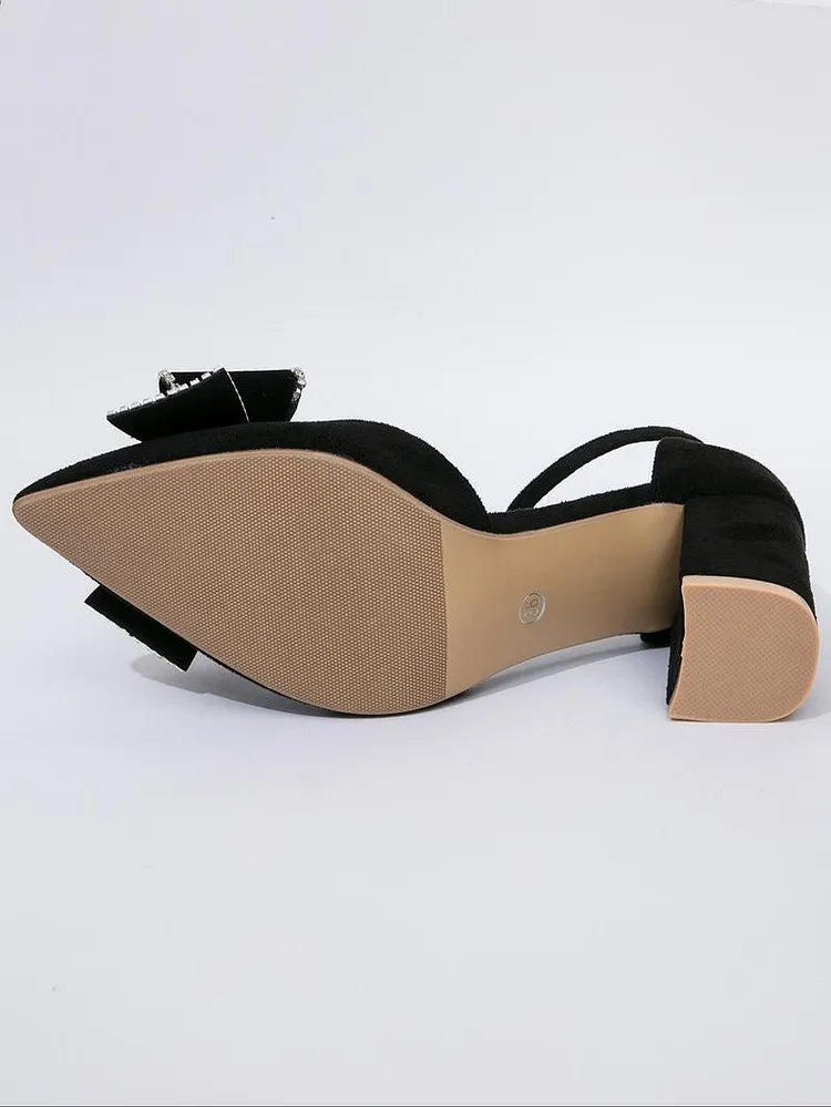 ⏰BLACK FRIDAY 50% OFF🔥Women's Elegant Bowknot Design High Heel Shoes