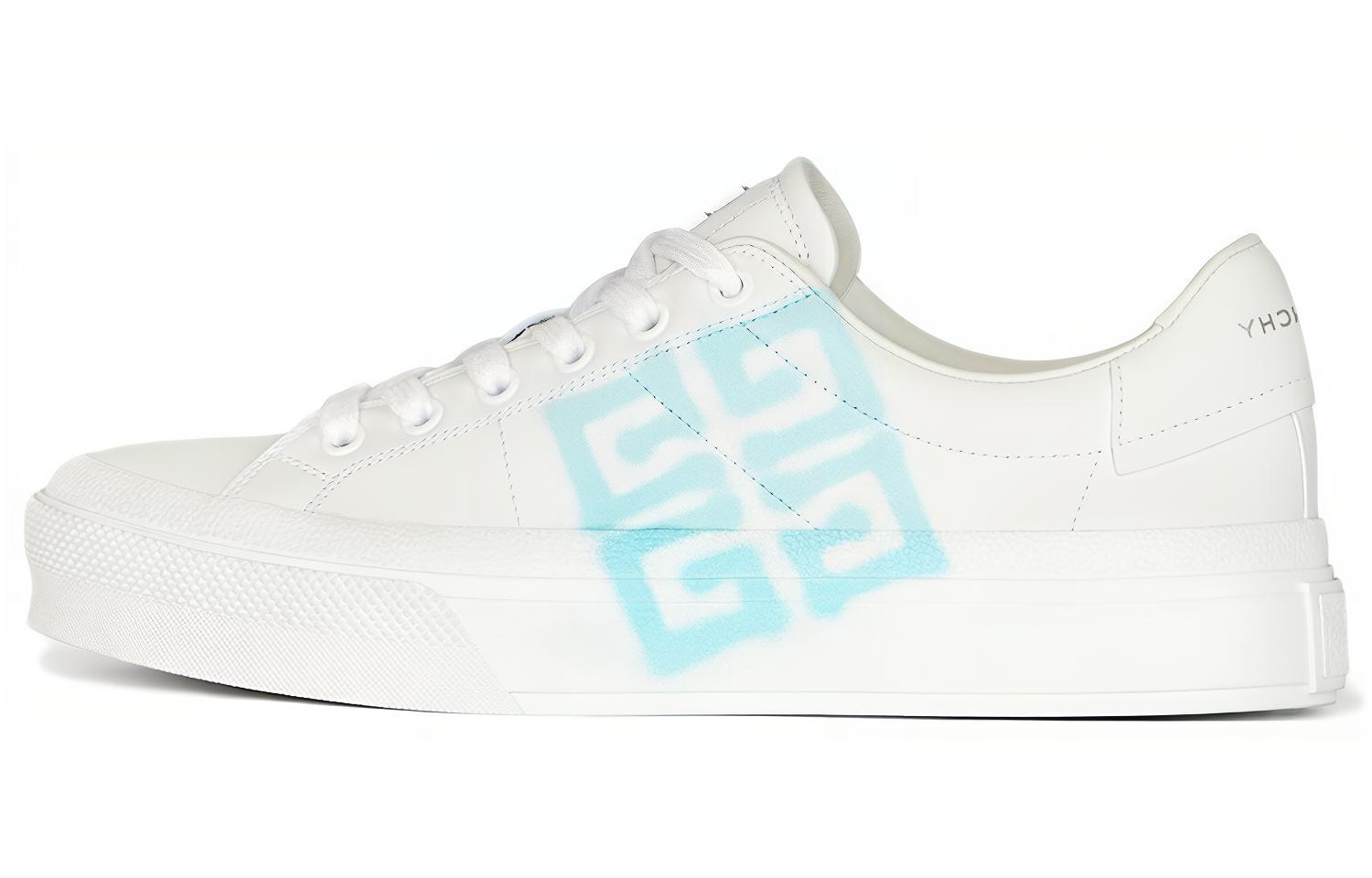 Givenchy City Skateboard Shoes Women's Low-Top White