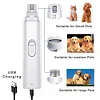Electric Dog Nail Grinder Rechargeable Pet Nail Trimmer 2-Speed Cat Nail Grinder